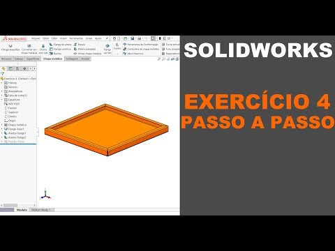SOLIDWORKS | EXERCISE 4 - STEP BY STEP | SHEET METAL - EDGE FLANGE #solidworks