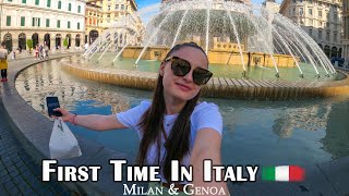 First Time in ITALY! Exploring Milan &amp; Genoa | Italy Travel Vlog