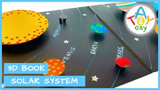 3D Solar System BOOK | How to make 3D Planets BOOK | Planets Order Craft | Solar System for kids