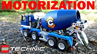 Epic motorization BuWizz and LEGO Technic Concrete Mixer Truck 42112