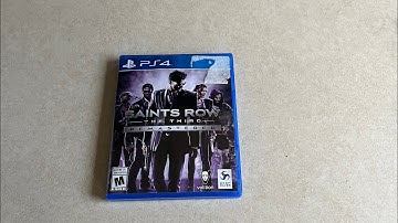 Unboxing Saints Row The Third: Remastered (PS4)