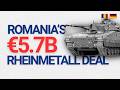 Romania’s €5 7 Billion Rheinmetall Deal Lynx Vehicles, Skyranger 35, Skynex & Black Sea Defense