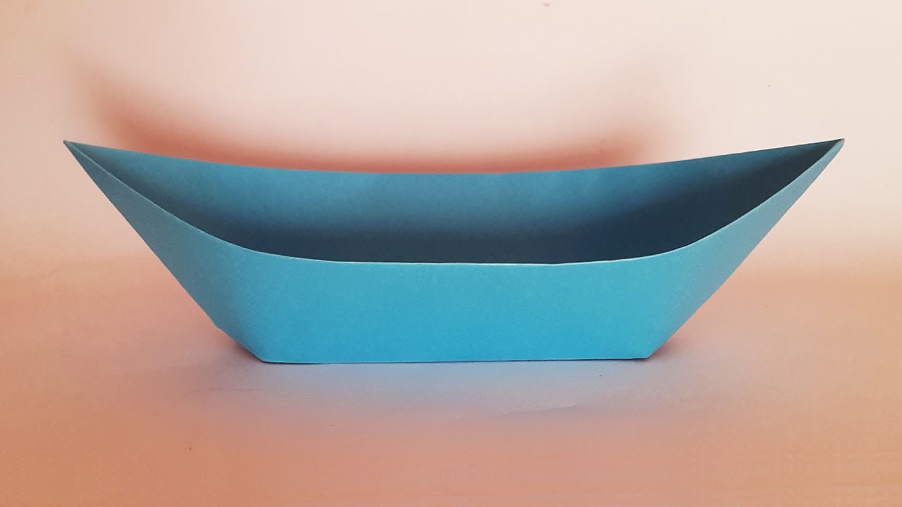 How to Make a Paper Boat That Floats | Paper Boat Easy Instruction