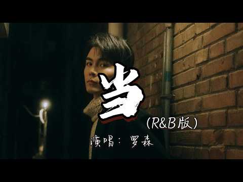 罗森 - 当（R&B版）『让我们红尘作伴活得潇潇洒洒 策马奔腾共享人世繁华。』『动态歌词MV』#翻唱 #经典老歌
