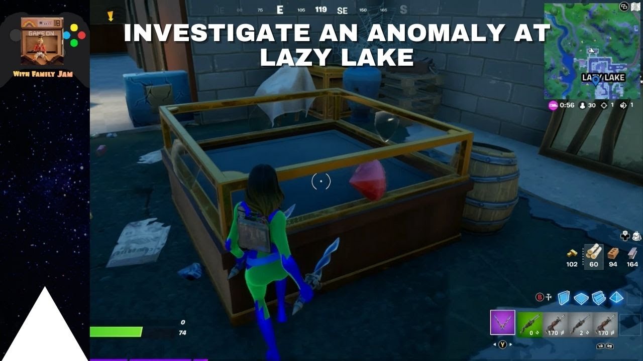 lazy lake anomaly fortnite lazy lake anomaly fortnite