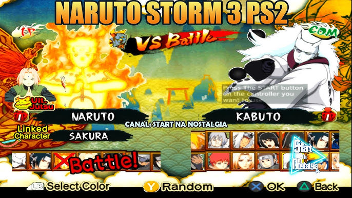 Naruto Shippuden Ultimate Ninja 5 GamePlay#59 PT-BR Hashirama Vs Jirobo  PS2【Full HD 60 FPS】 