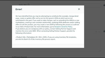 Solving Generic Error on Amazon Listing | Step-by-Step Guide