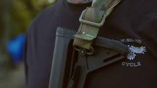 Celebrity Padded Vickers Push Button Sling Overview in MULTICAM Net Worth