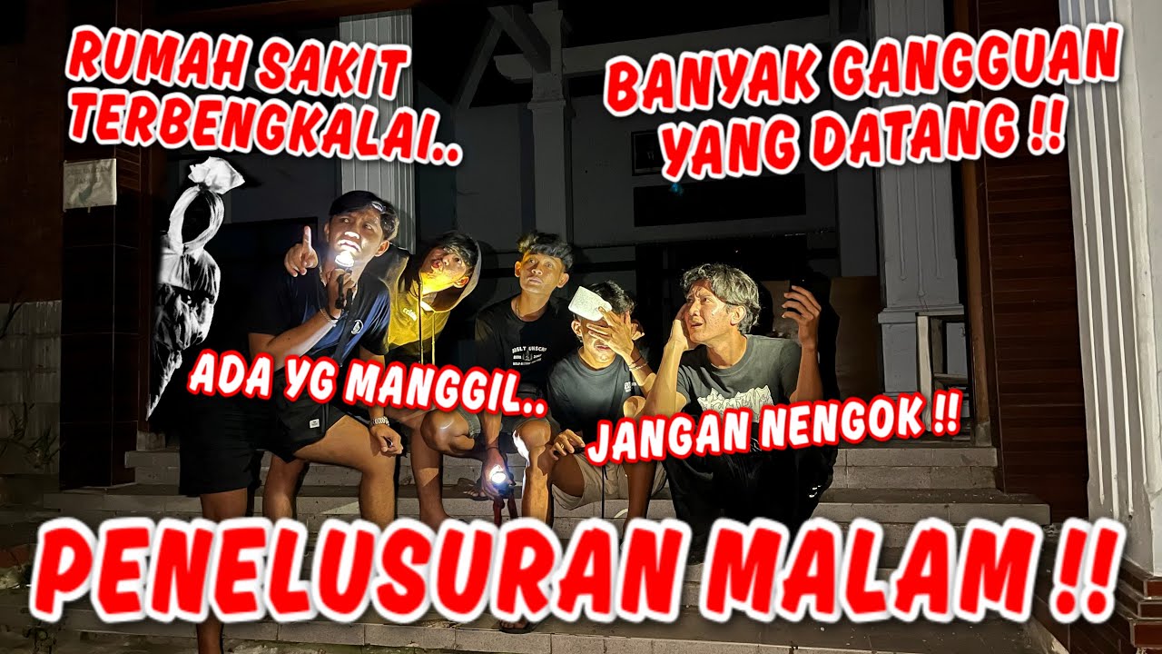 BIKIN JANTUNG BERDEBAR !! menelusuri rumah sakit terbengkalai malam hari..