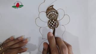 practice 6: Practice and learn  simple rajvadi  style motif  mehendi design :Hindi