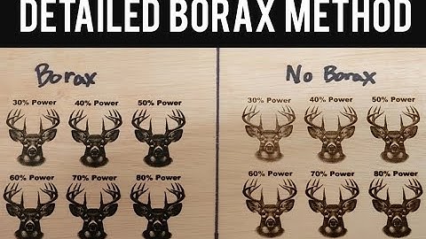 Borax Method Laser Engraving - How To Full Tutorial