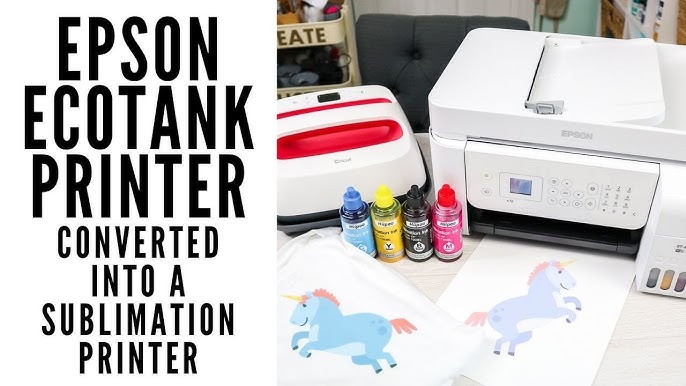 Fake Sublimation Ink - setting up a new Epson Ecotank #hiipoo