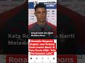 Ronaldo Respons Singkat soal Potensi Duel Lawan Messi di Piala Dunia 2026: "Ada Pertanyaan Lain?"