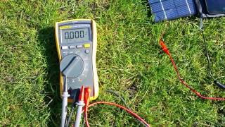 Solar Panel Test EV MEng Project University of Liverpool
