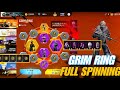 PURPLE SHADE SPIN TRICK GRIM RING EVENT 😱SPINNING OLD BUNDLE #freefire 