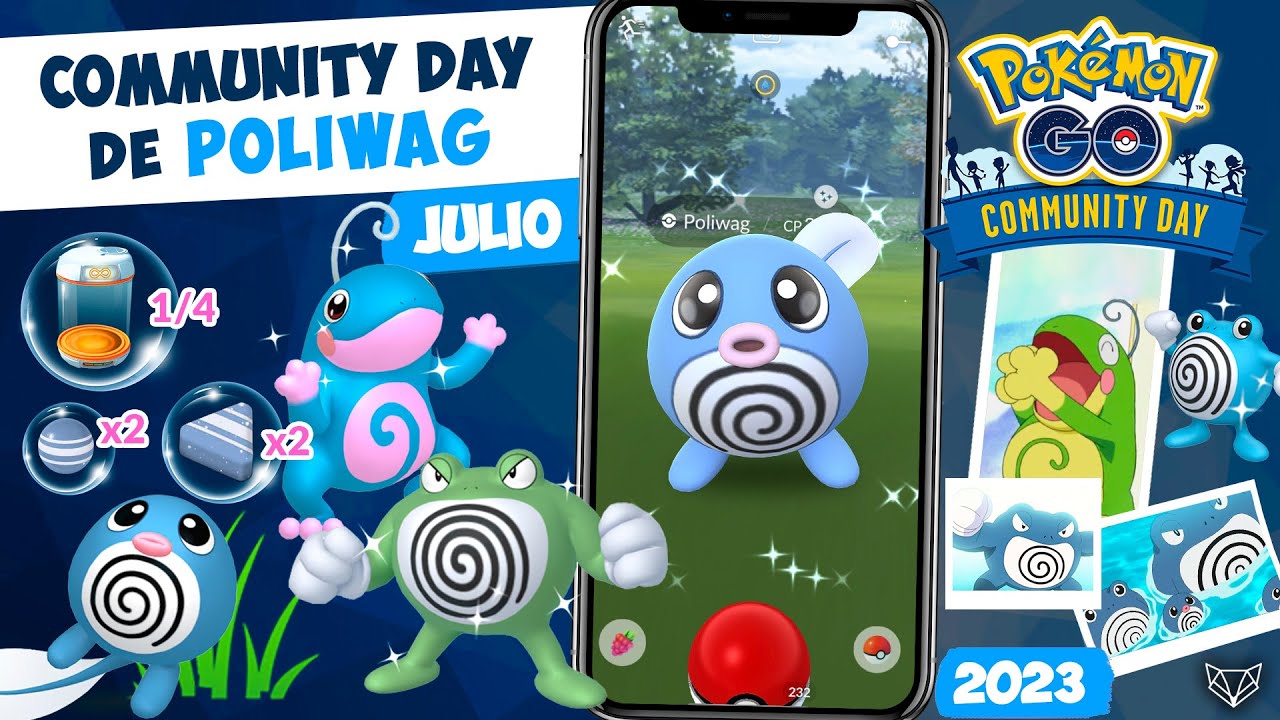 💦 ¡ES MEJOR DE LO QUE PARECE! ASÍ SERÁ EL COMMUNITY DAY DE POLIWAG EN