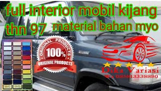 Jok paten mobil kijang thn 97 di full interior