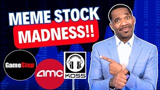 MEME STOCK MADNESS!! GameStop & AMC Short Squeeze