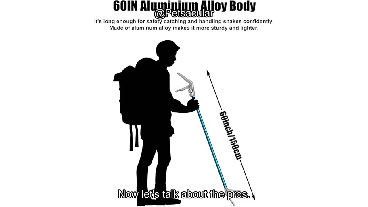 60" Snake Tongs Review: Safe, Lightweight, and Effective for Handling Snakes – Worth the Price?