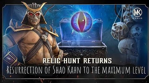 Resurrection of Shao Kahn to the maximum level. MK mobile Relic hunt