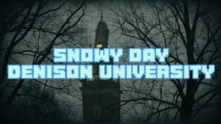 SNOWY day @ DENISON UNIVERSITY #college #snow #video