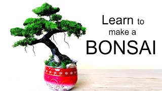 Bonsai Art | Learn to make a BONSAI | Easy Art