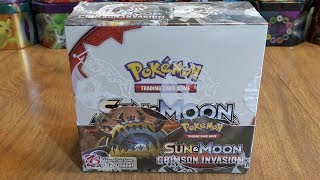 Pokemon Crimson Invasion Booster Box Opening
