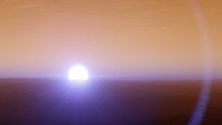 ETHEREAL Sunrise and Sunset FOUND on Desert World | Space Engine