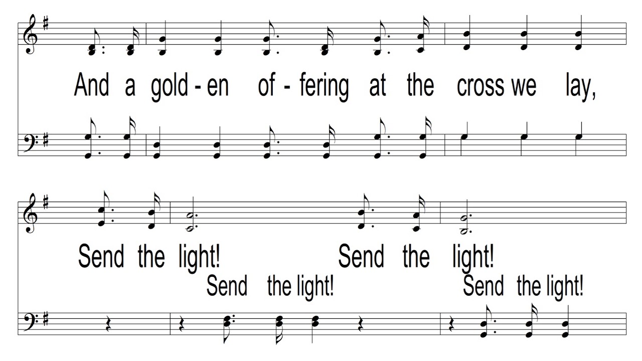 Send The Light with piano, bass and drum YouTube