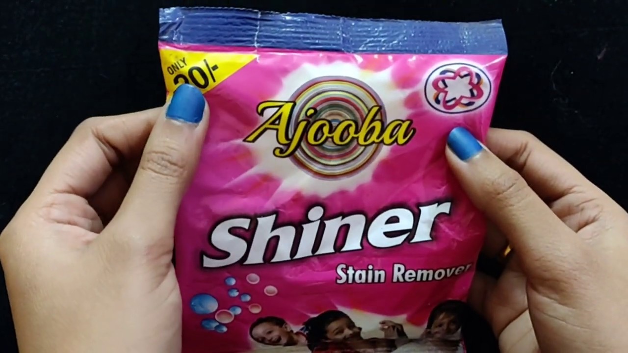Ajooba shiner stain remover washing powder review Hindi/affordable