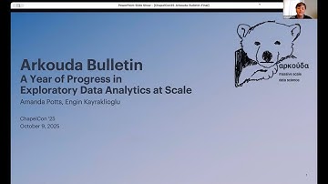 Arkouda Bulletin: A Year of Progress in Exploratory Data Analytics at Scale | ChapelCon 