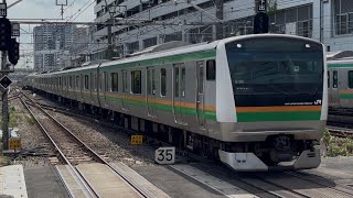 E233系3000番台E-09編成　1868E 横浜到着