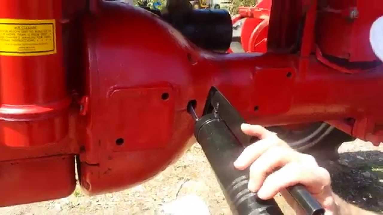 Farmall B A Chassis Lubrication Grease Points Daily