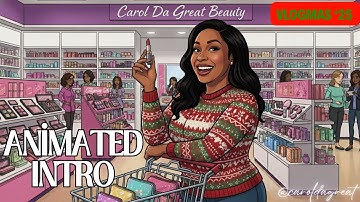 VLOGMAS DAY 2: MY ANIMATED INTRO ❤️🎅🏽🎄