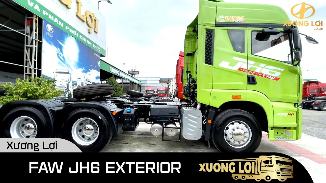 FAW TRUCKS - XƯƠNG LỢI - New Green, New Future ☘️ FAW JH6 Exterior, Interior & sound engine.