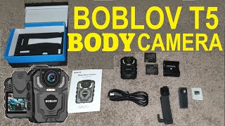 BOBLOV T5  BodyCam REVIEW  Nightvision Body Camera