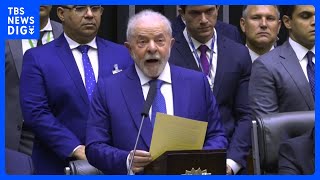 「私たちはこの国を再建する」ブラジル・ルラ新大統領が就任式で宣誓｜TBS NEWS DIG