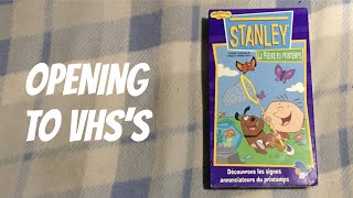 Opening To Stanley Spring Fever Stanley La Fièvre Du Printemps 2003 Vhs French Canadian Copy