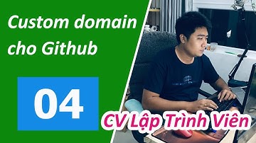 Custom domain cho Github