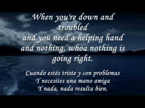 You Ve Got A Friend By James Taylor Carole King Eng Spa Lyrics Youtube