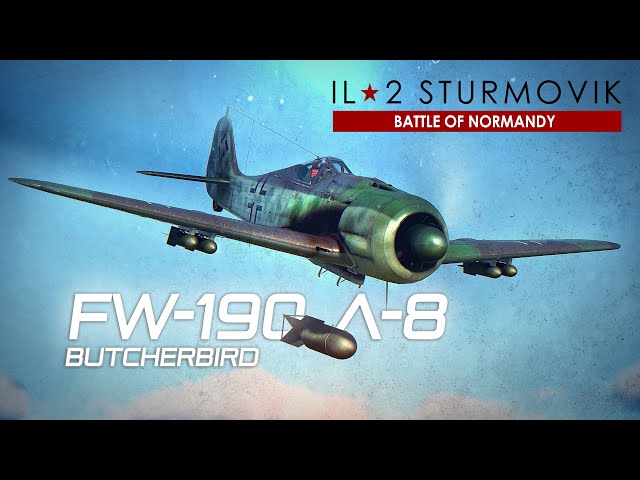 FW-190 A-8 Butcher Bird Virtual Reality PIMAX 8KX | DOGFIGHT | IL