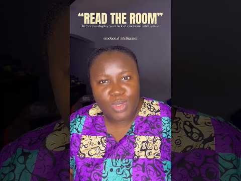 Always Read the Room #readtheroom