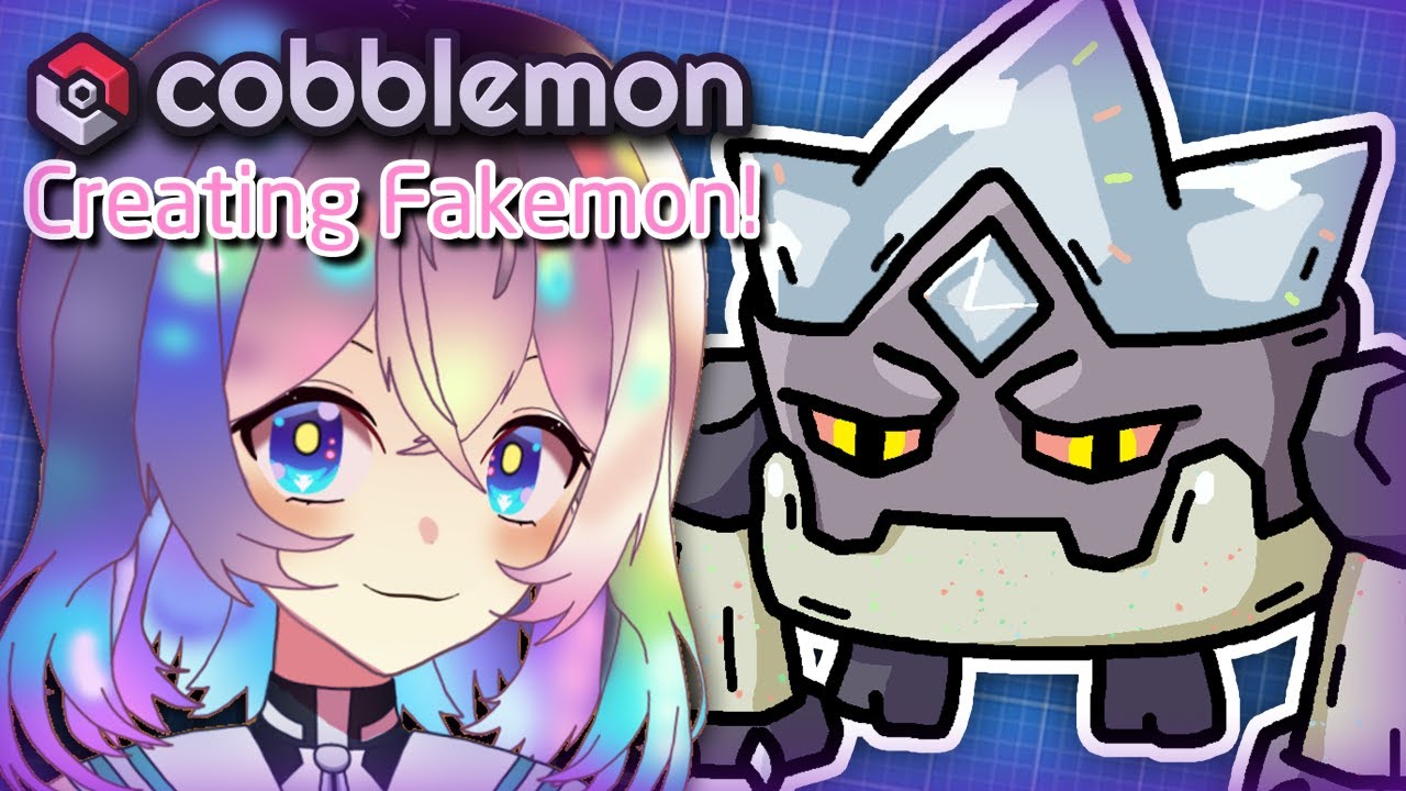 [Blockbench] Let's Make a Crystal Monster! || Creating a Cobblemon ...