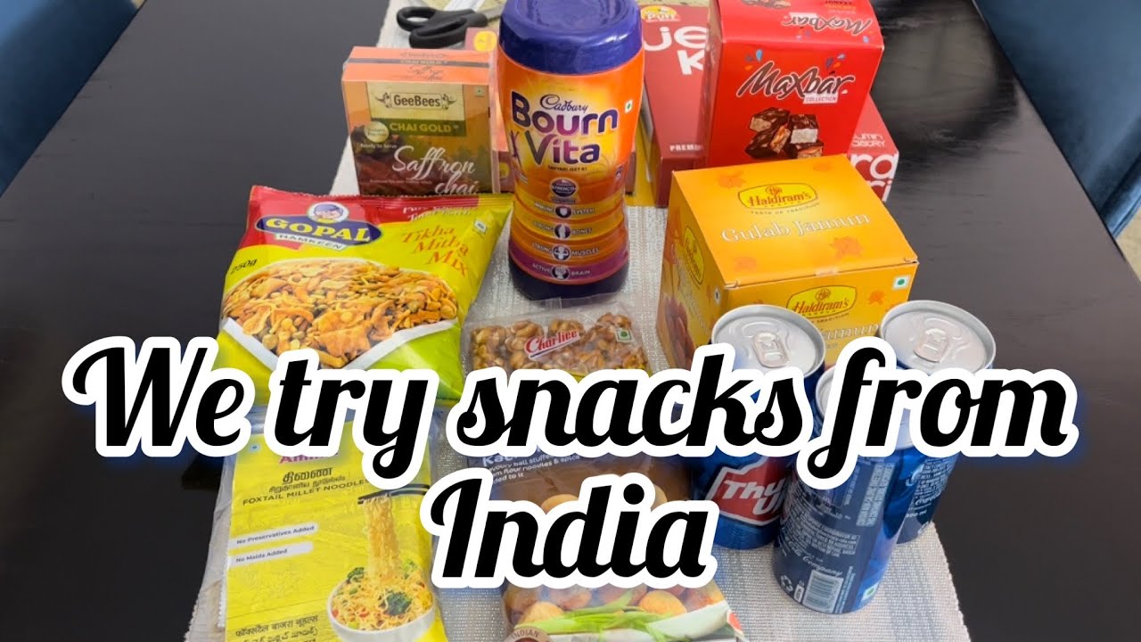 South Africans try Indian snacks Haldirams Indian noodles Thumbs up YouTube
