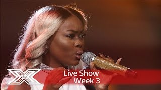 Gifty Gets Her Diva On With Sam Smiths Lay Me Down Live Shows Week 3 The X Factor Uk 2016