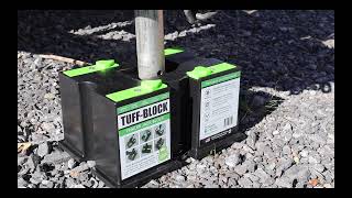 TUFF BLOCK Trailer Jack Block by Dock N Stow - Stacks on top of Leveling Block Pads