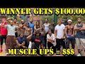 D3 Hundreds Muscle Up Challenge | You Give 100 Percent You Get 100 Dollars | RipRight