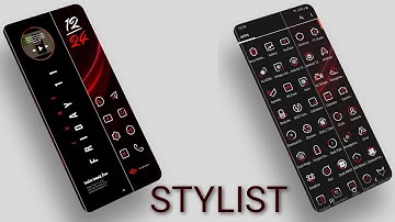 The Nova Launcher Setup The Best Nova Setup Red Dark Customise Android HomeScreen Icon Pack🔥Setup-11