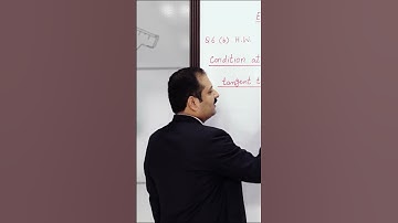 PGC Lectures-Inter Part 2-KPK Board-Mathematics-Chapter 08Ex-8.3, Lec 05. Condition of Tangency