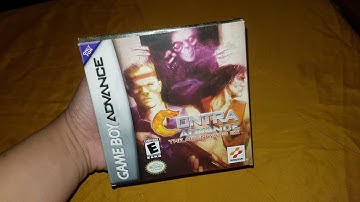 Contra Advance: The Alien Wars Ex Unboxing CIB Complete In Box